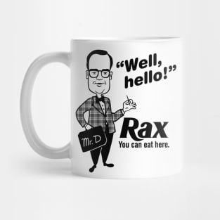 Rax Roast Beef Mr. Delicious vintage fast food Mug